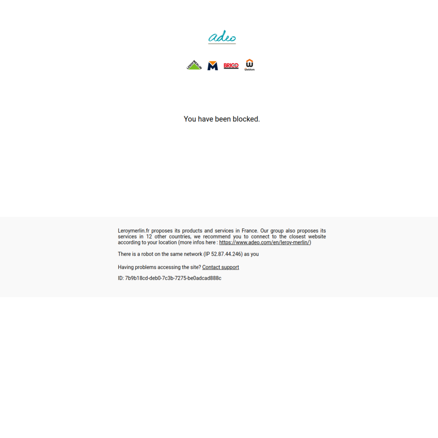 leroymerlin.fr homepage screenshot