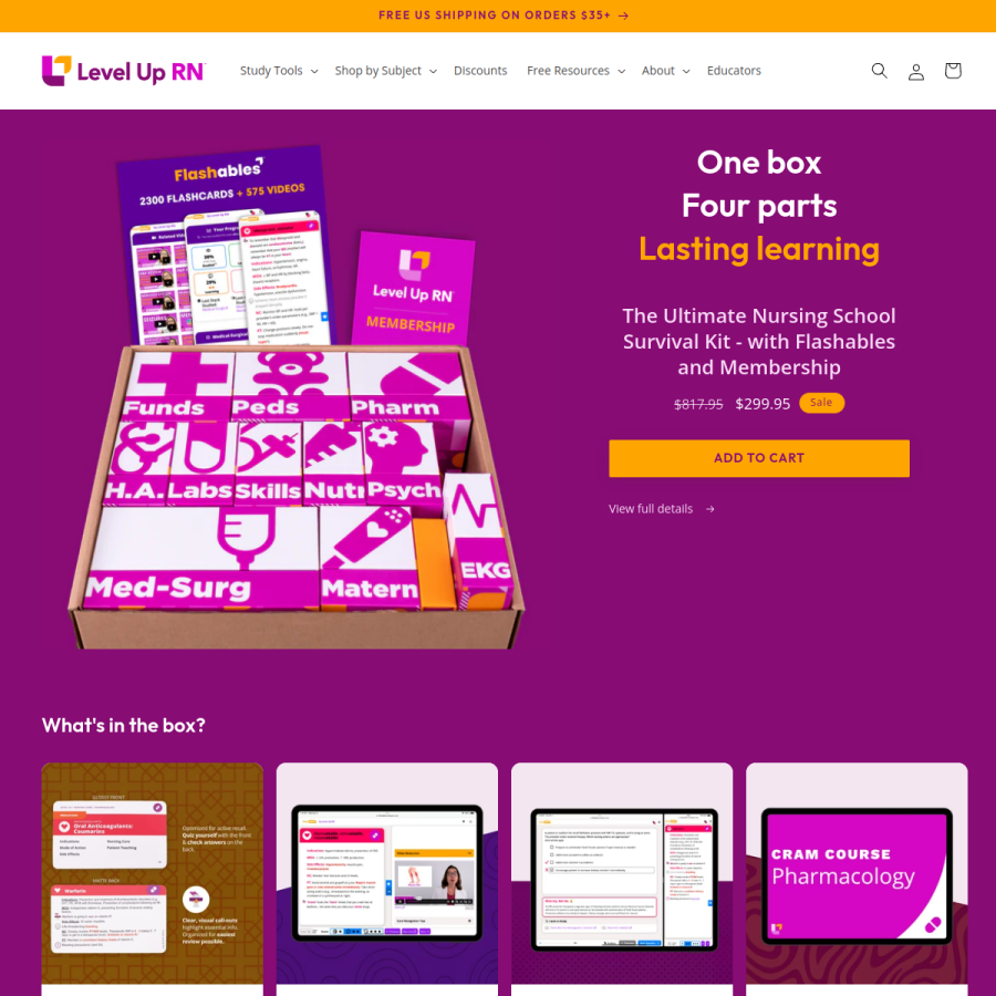 leveluprn.com homepage screenshot
