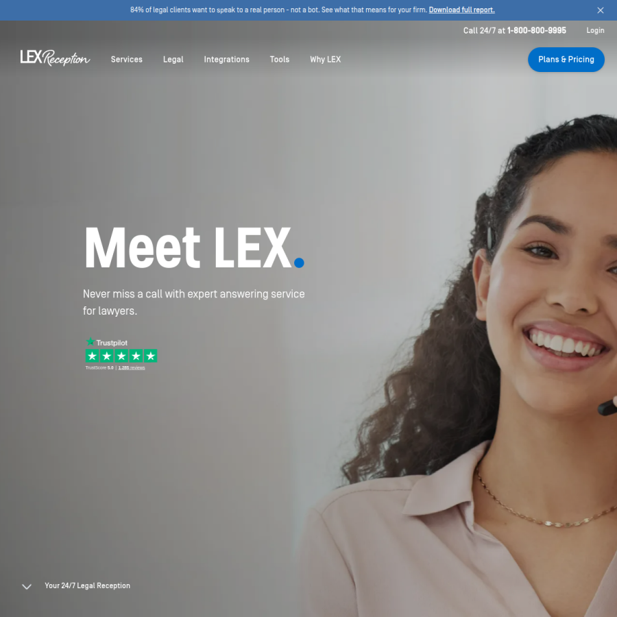 lexreception.com homepage screenshot