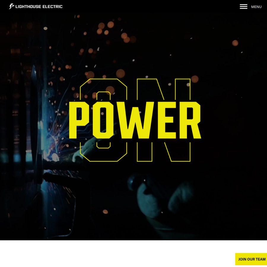 lighthouseelectric.com homepage screenshot