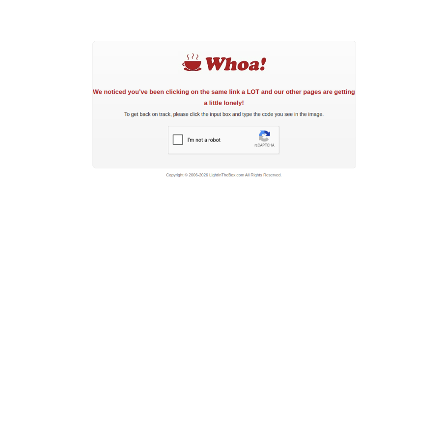 lightinthebox.com homepage screenshot