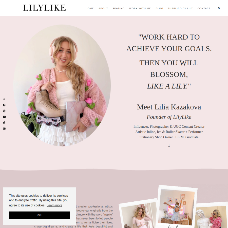 lily-like.com homepage screenshot