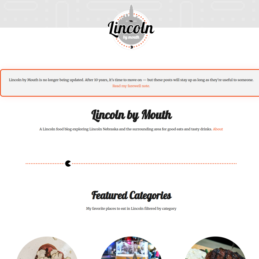 lincolnbymouth.com homepage screenshot
