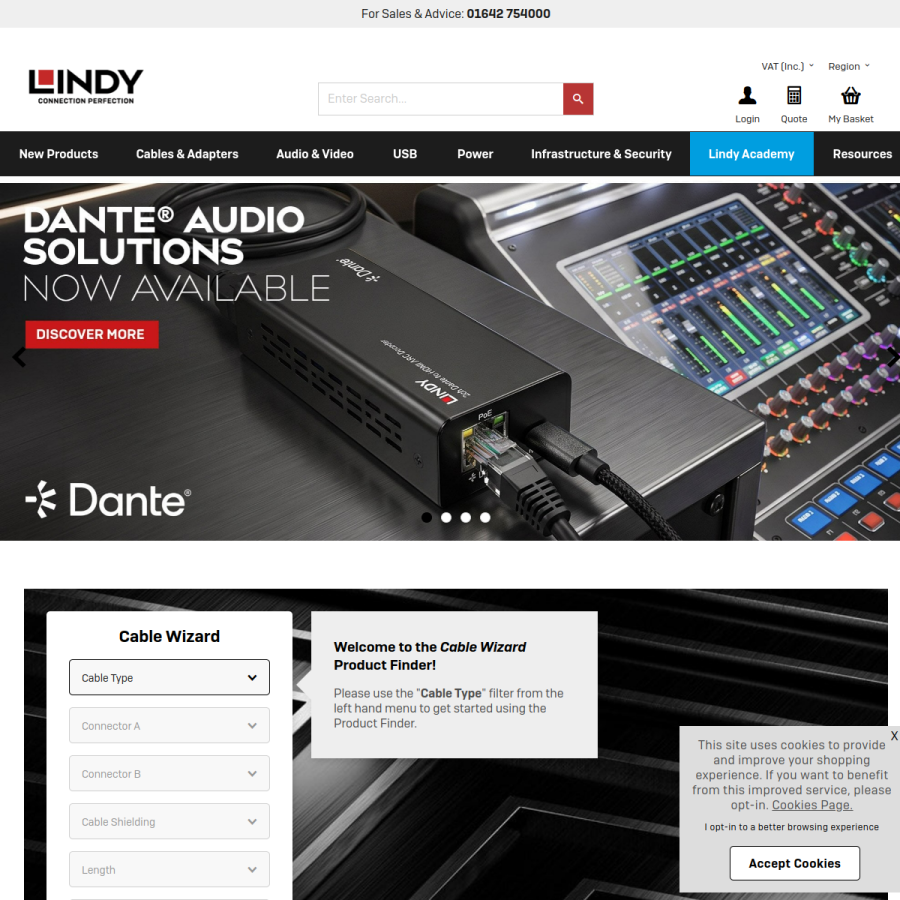 lindy.co.uk homepage screenshot