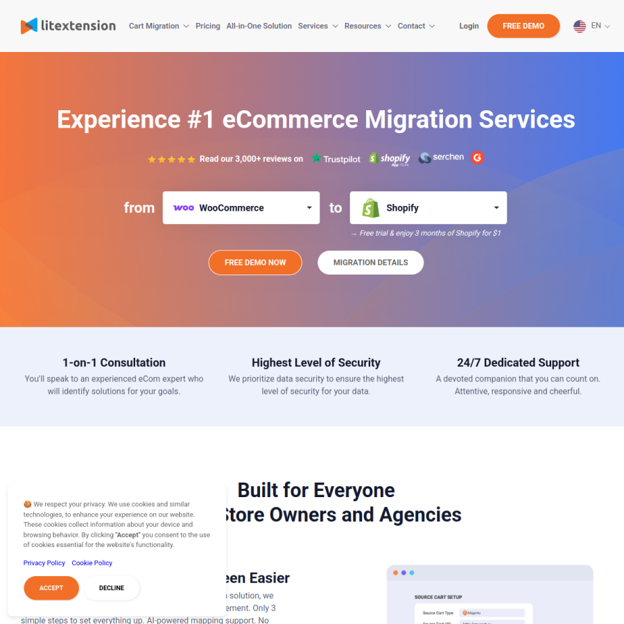 litextension.com homepage screenshot