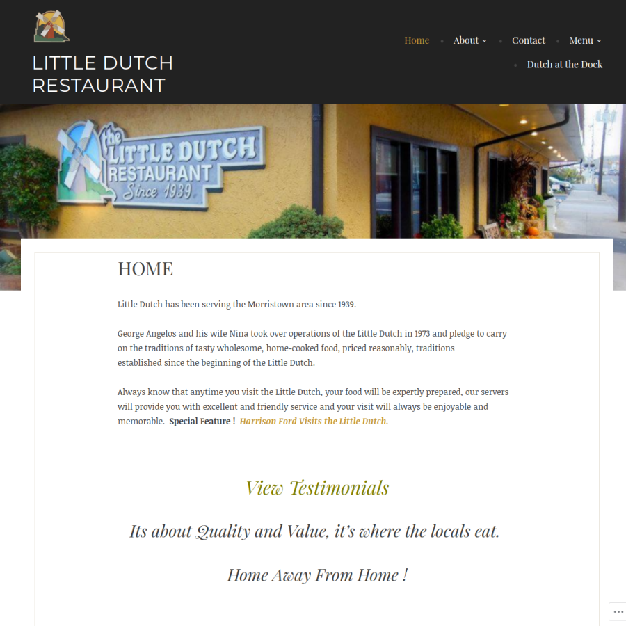 littledutchmorristown.com homepage screenshot