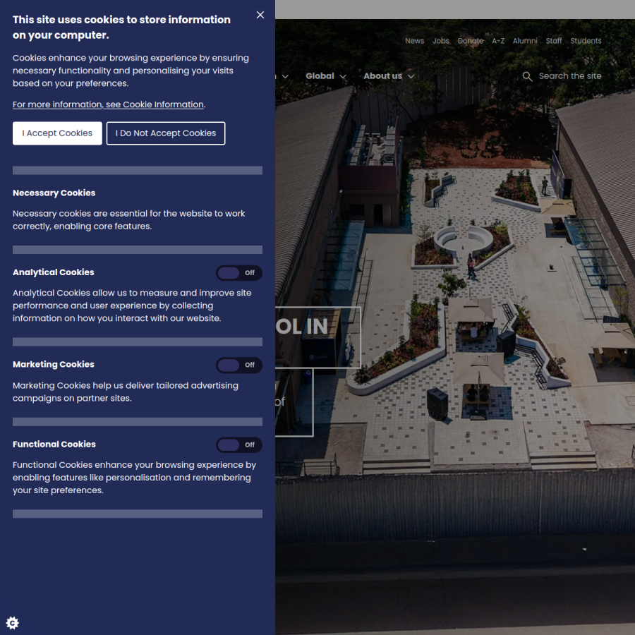 liv.ac.uk homepage screenshot