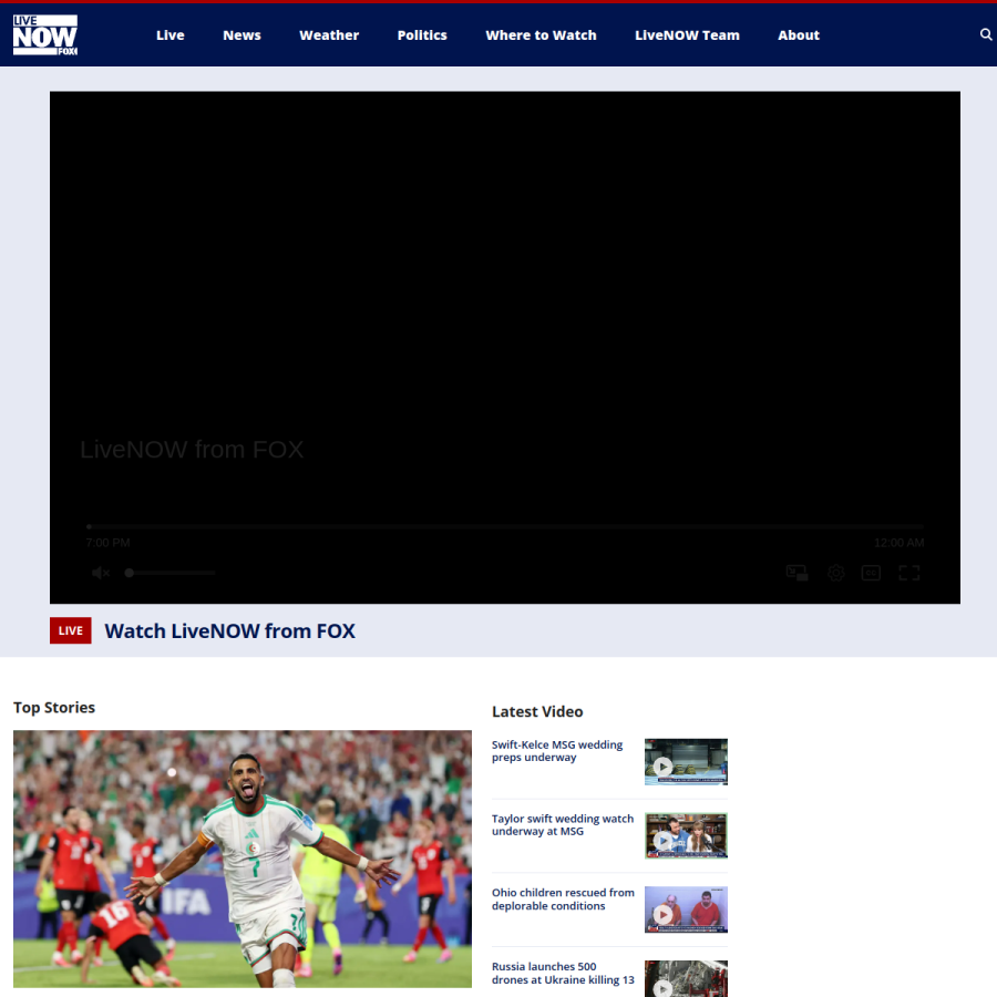 livenowfox.com homepage screenshot