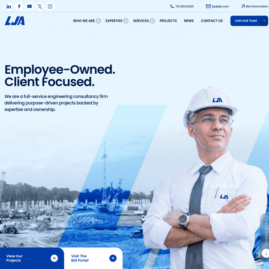 lja.com homepage screenshot