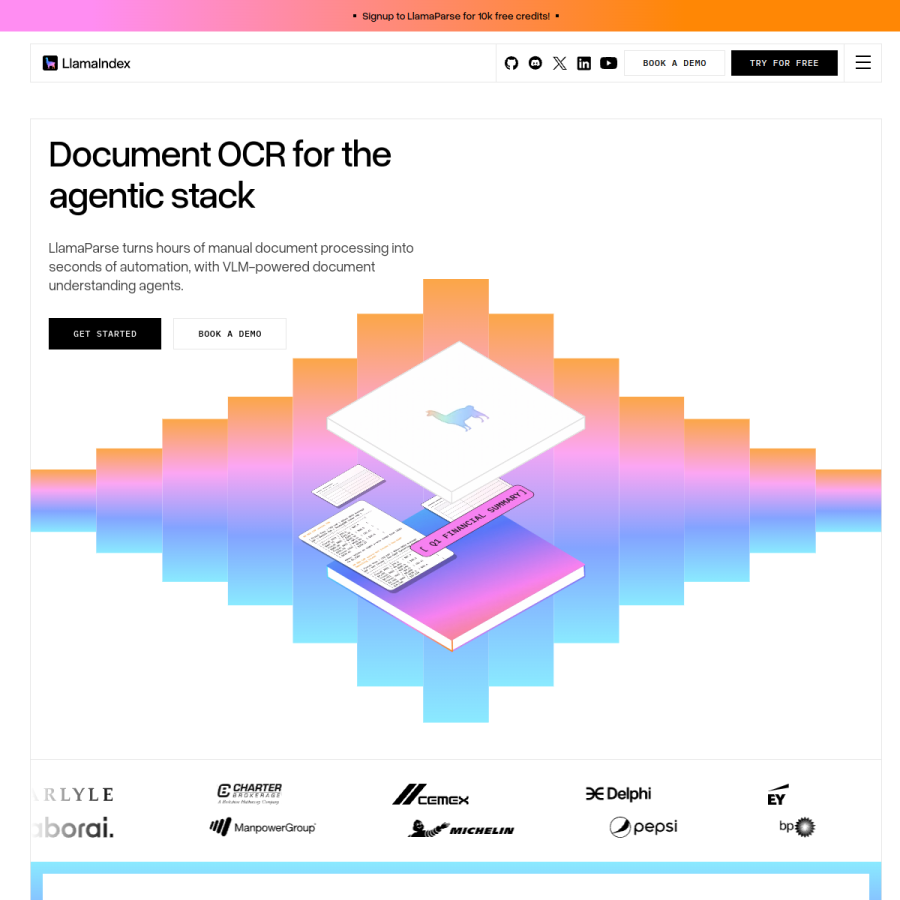 llamaindex.ai homepage screenshot