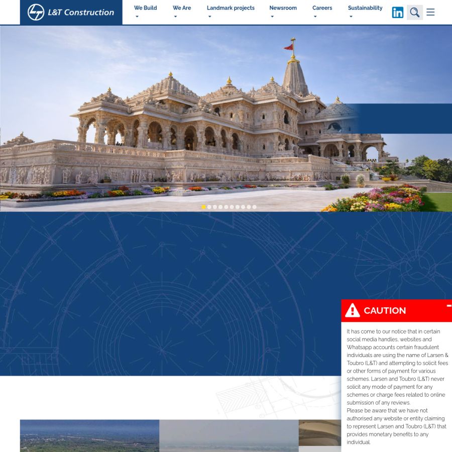 lntecc.com homepage screenshot