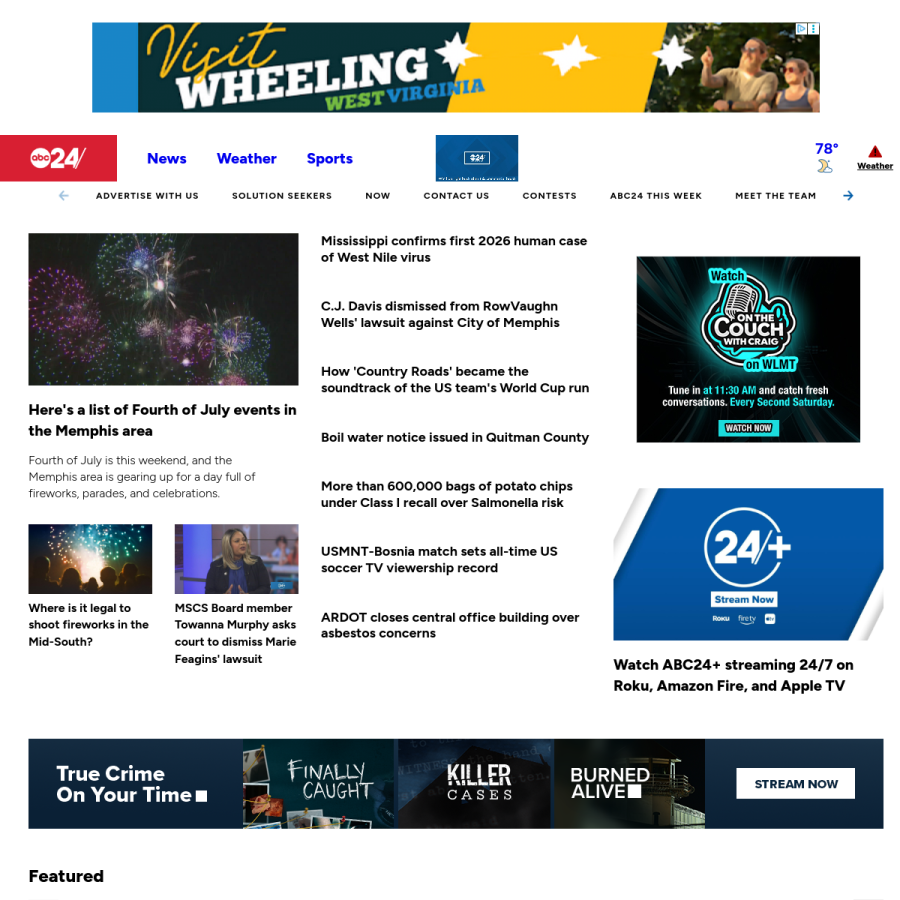 localmemphis.com homepage screenshot
