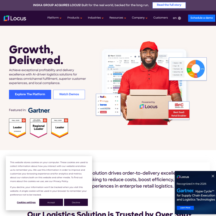 locus.sh homepage screenshot
