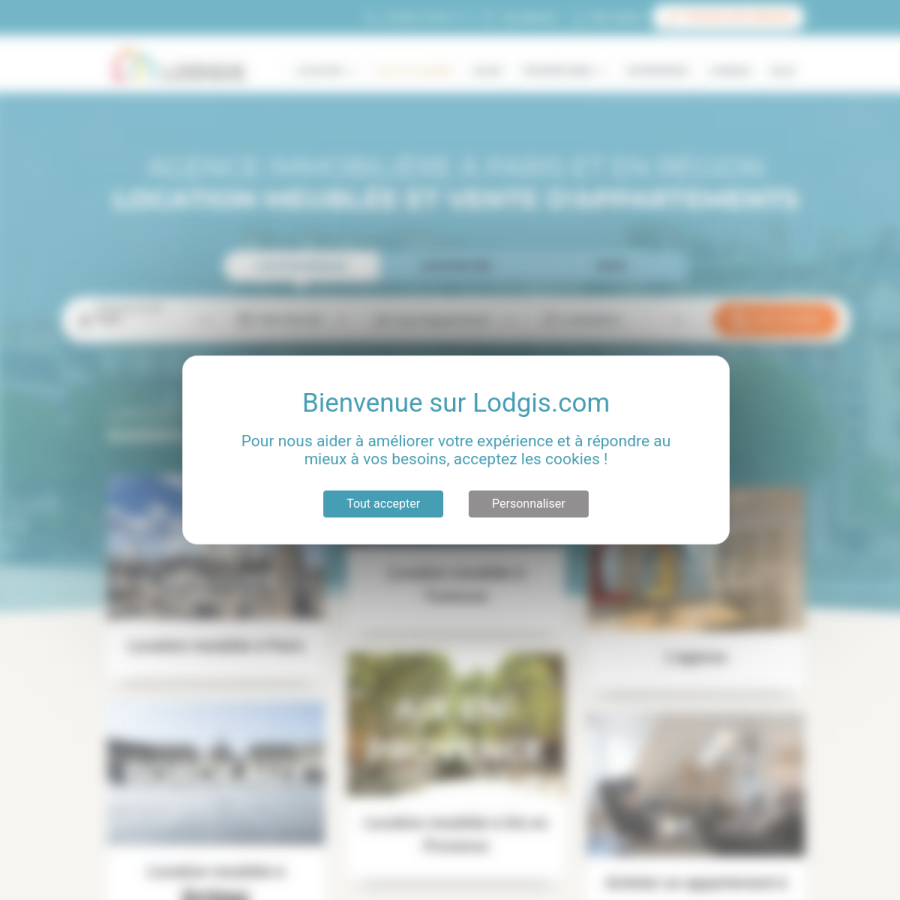 lodgis.com homepage screenshot