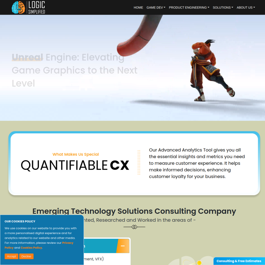 logicsimplified.com homepage screenshot
