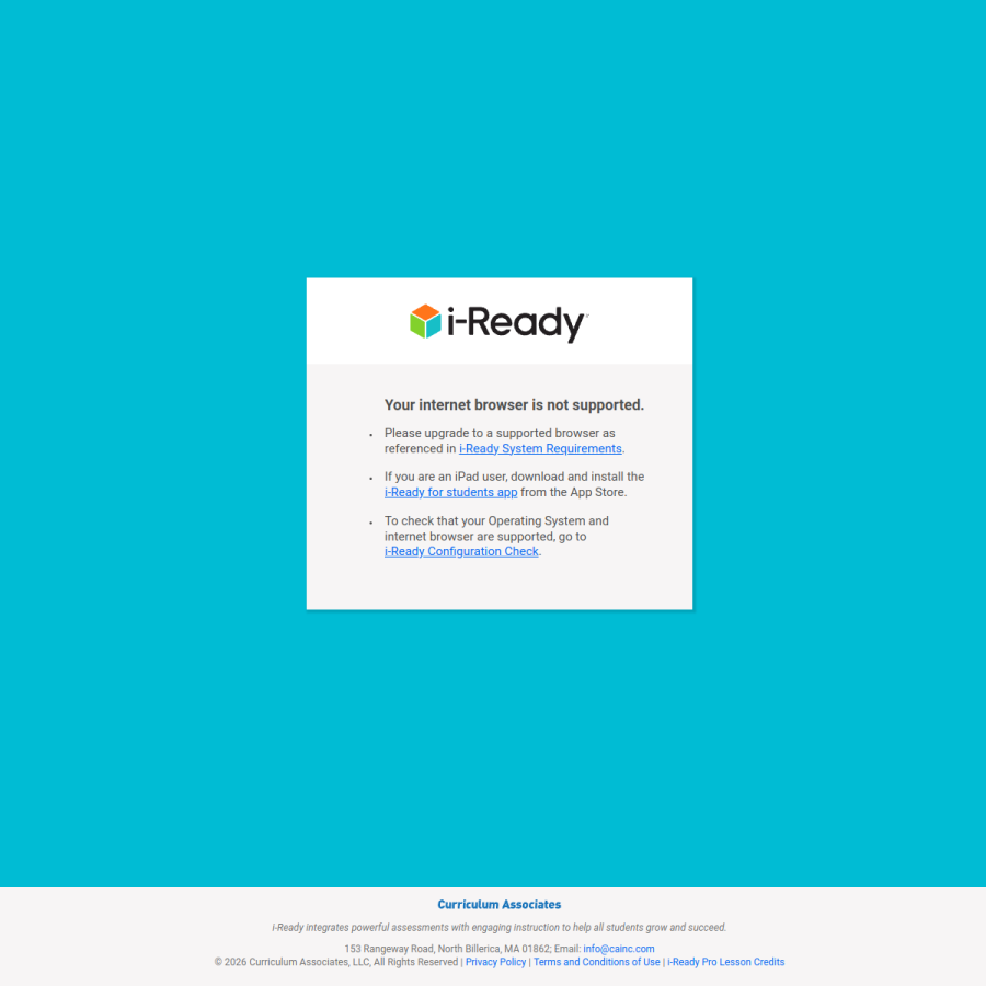 login.i-ready.com homepage screenshot