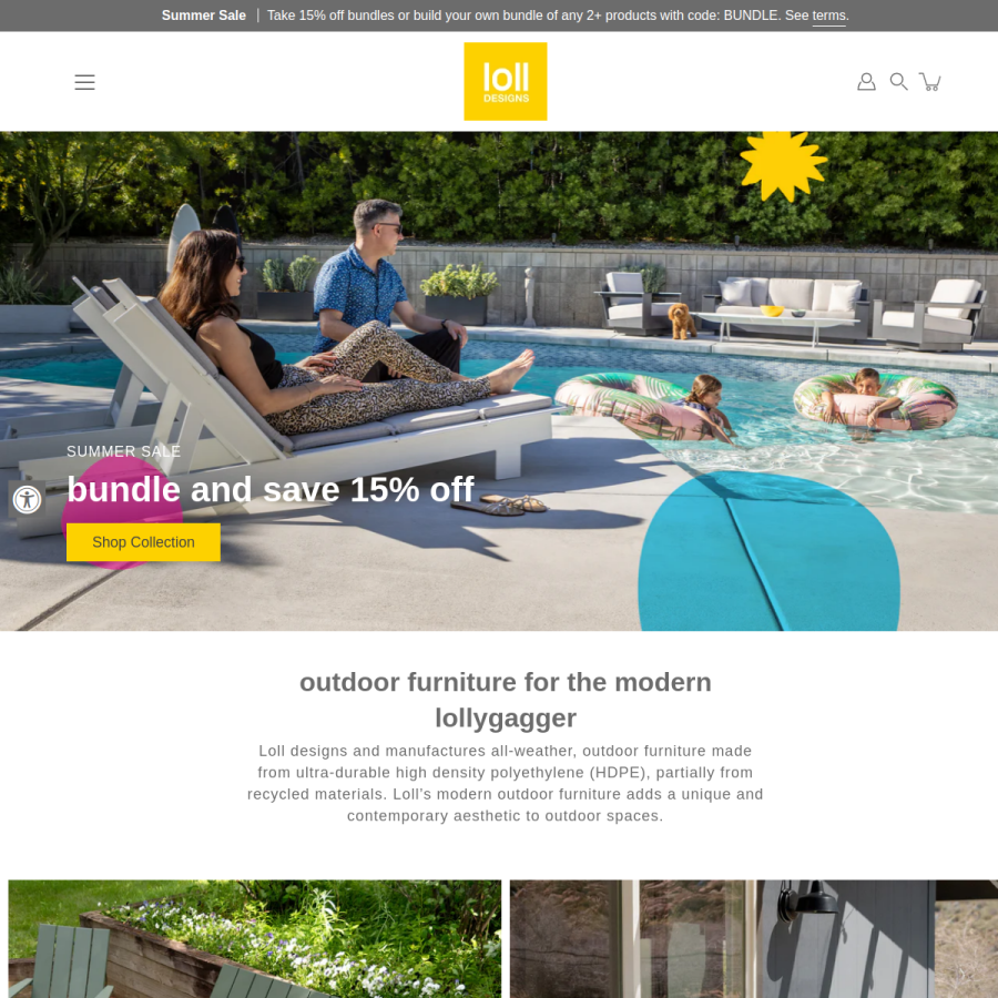 lolldesigns.com homepage screenshot