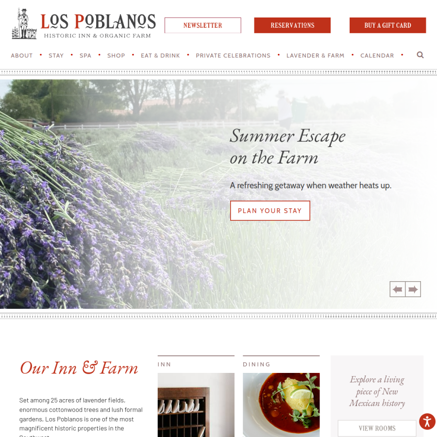 lospoblanos.com homepage screenshot