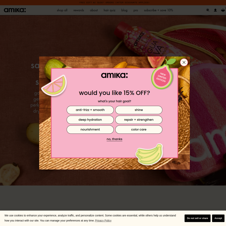 loveamika.com homepage screenshot