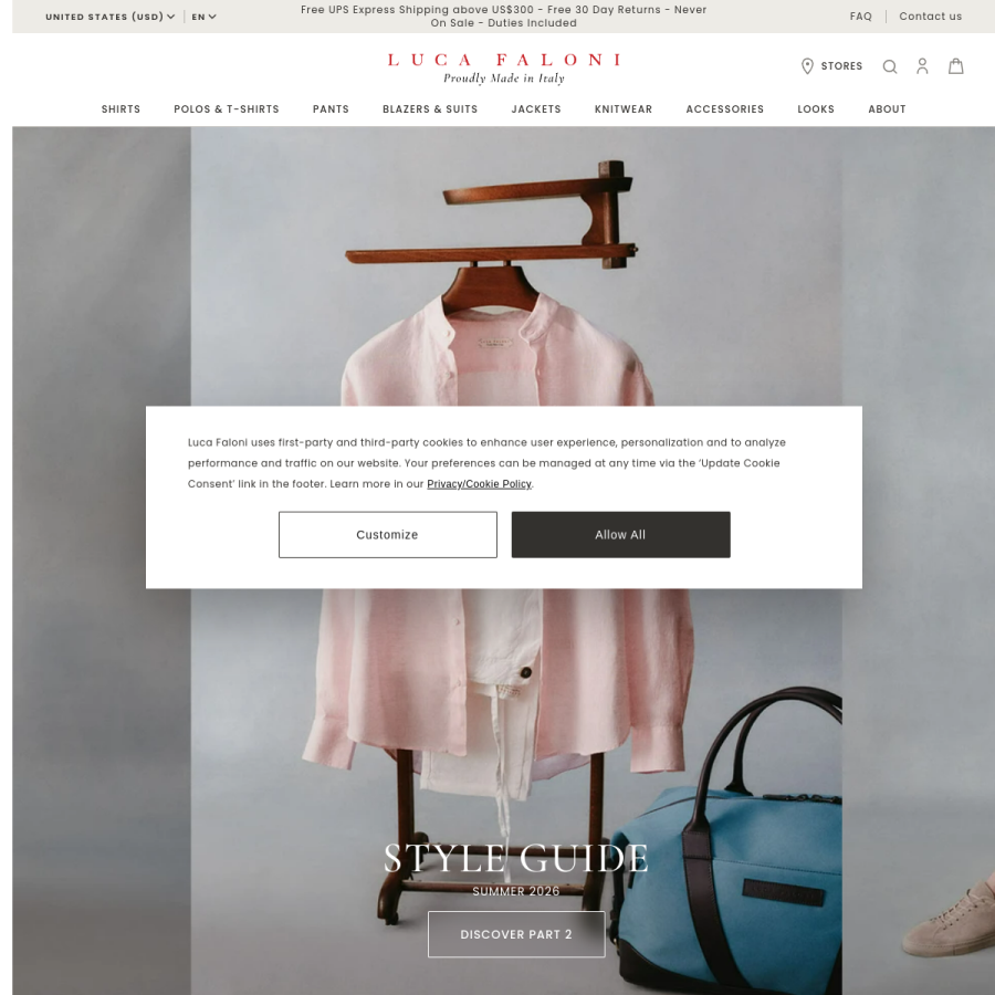 lucafaloni.com homepage screenshot