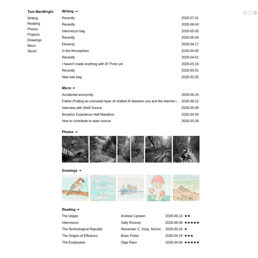 macwright.com homepage screenshot