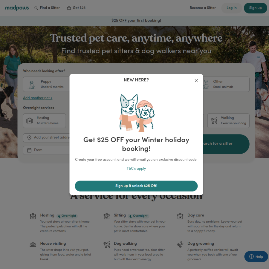 madpaws.com.au homepage screenshot