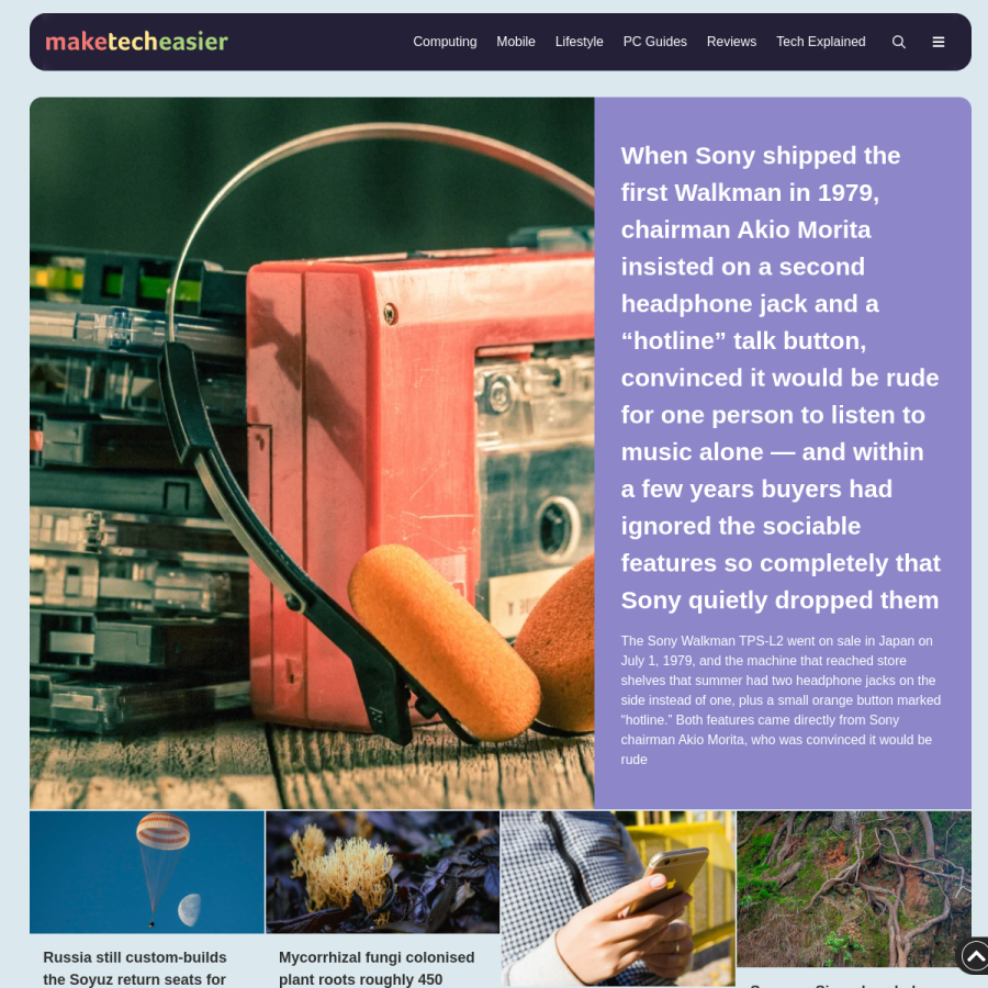 maketecheasier.com homepage screenshot