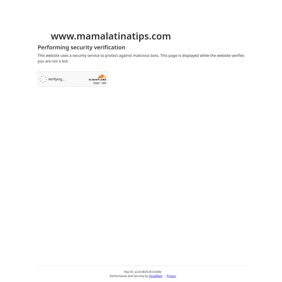 mamalatinatips.com homepage screenshot