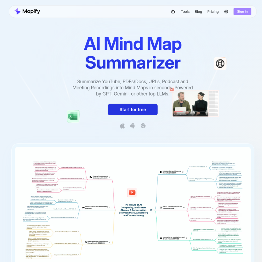 mapify.so homepage screenshot