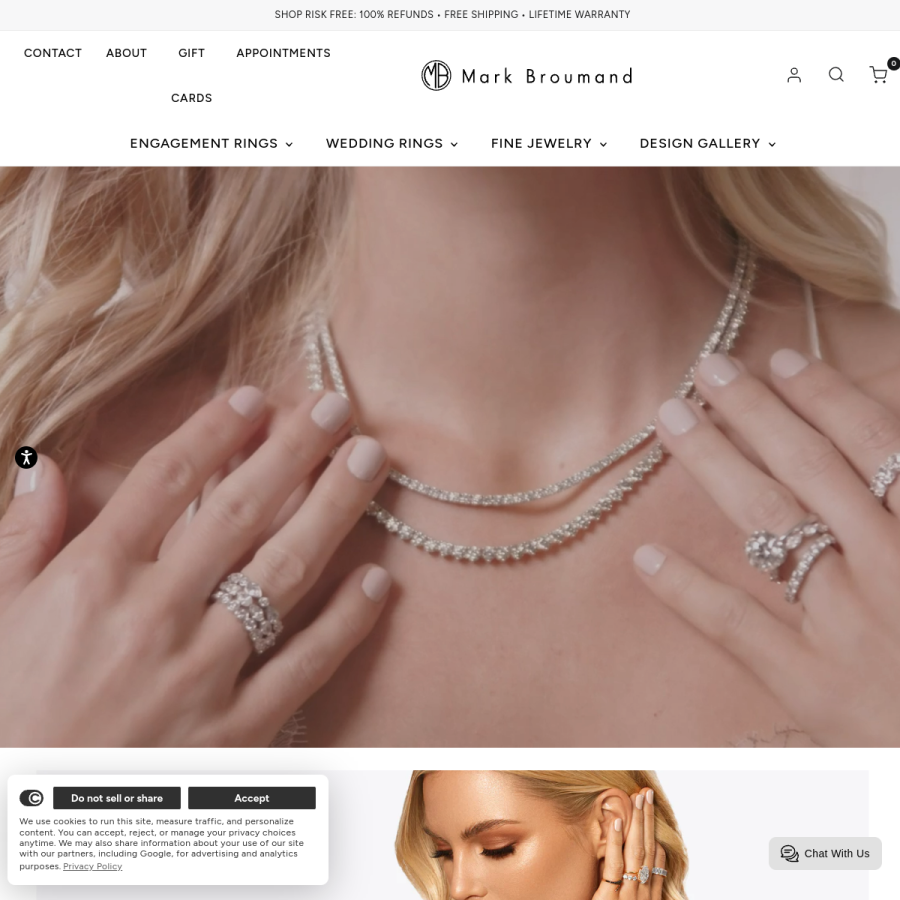 markbroumand.com homepage screenshot
