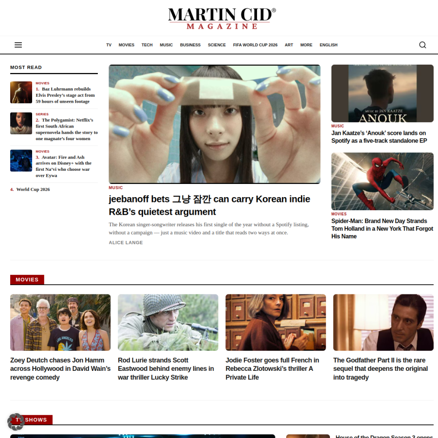 martincid.com homepage screenshot
