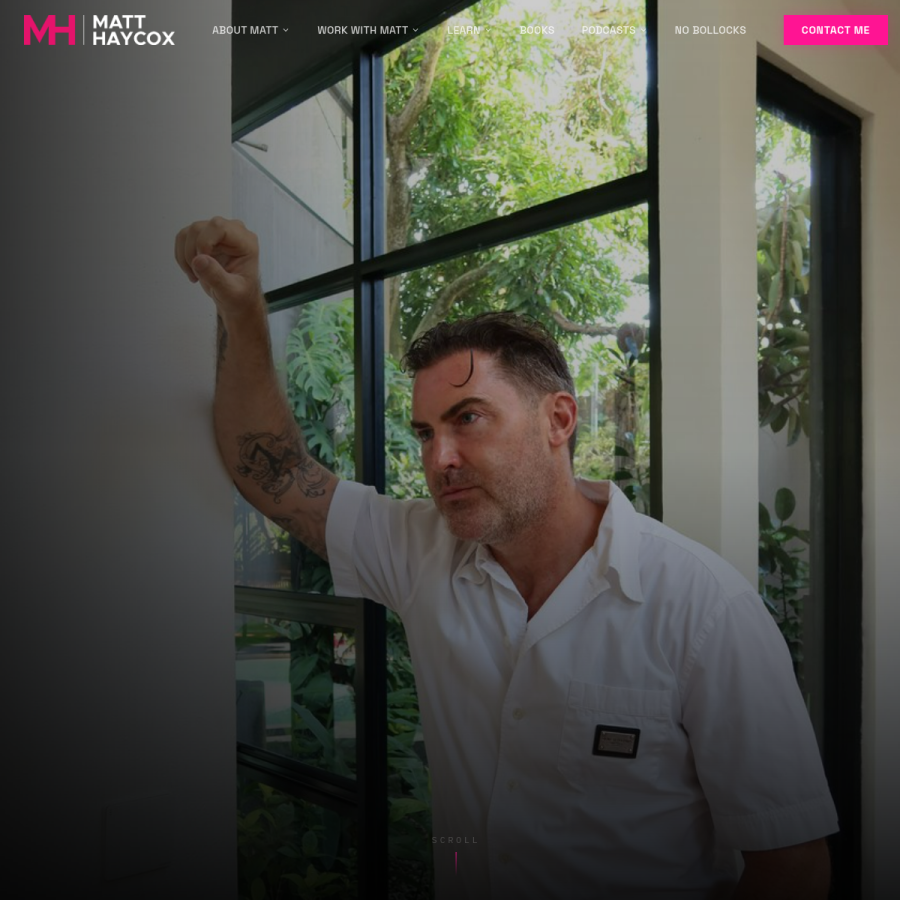 matt-haycox.com homepage screenshot