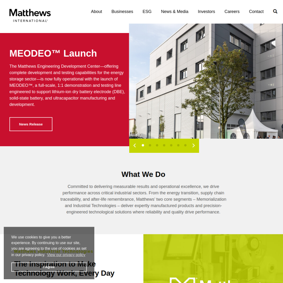 matw.com homepage screenshot
