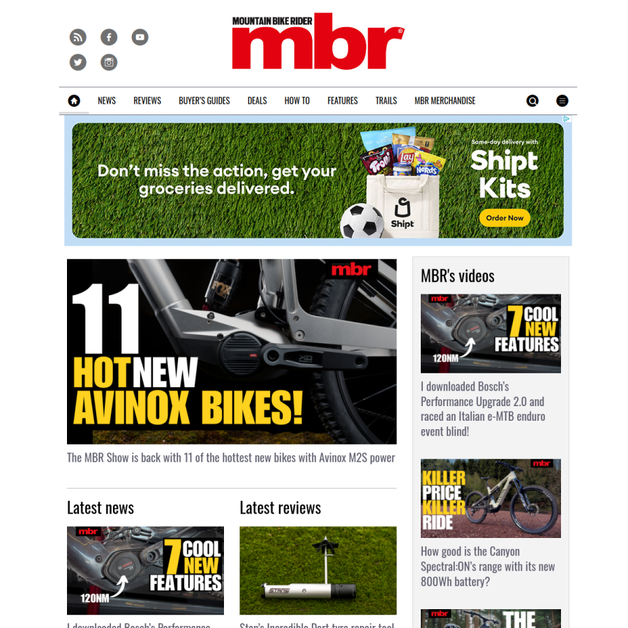 mbr.co.uk homepage screenshot