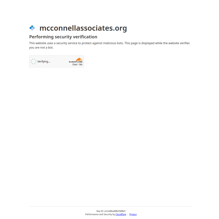 mcconnellassociates.org homepage screenshot