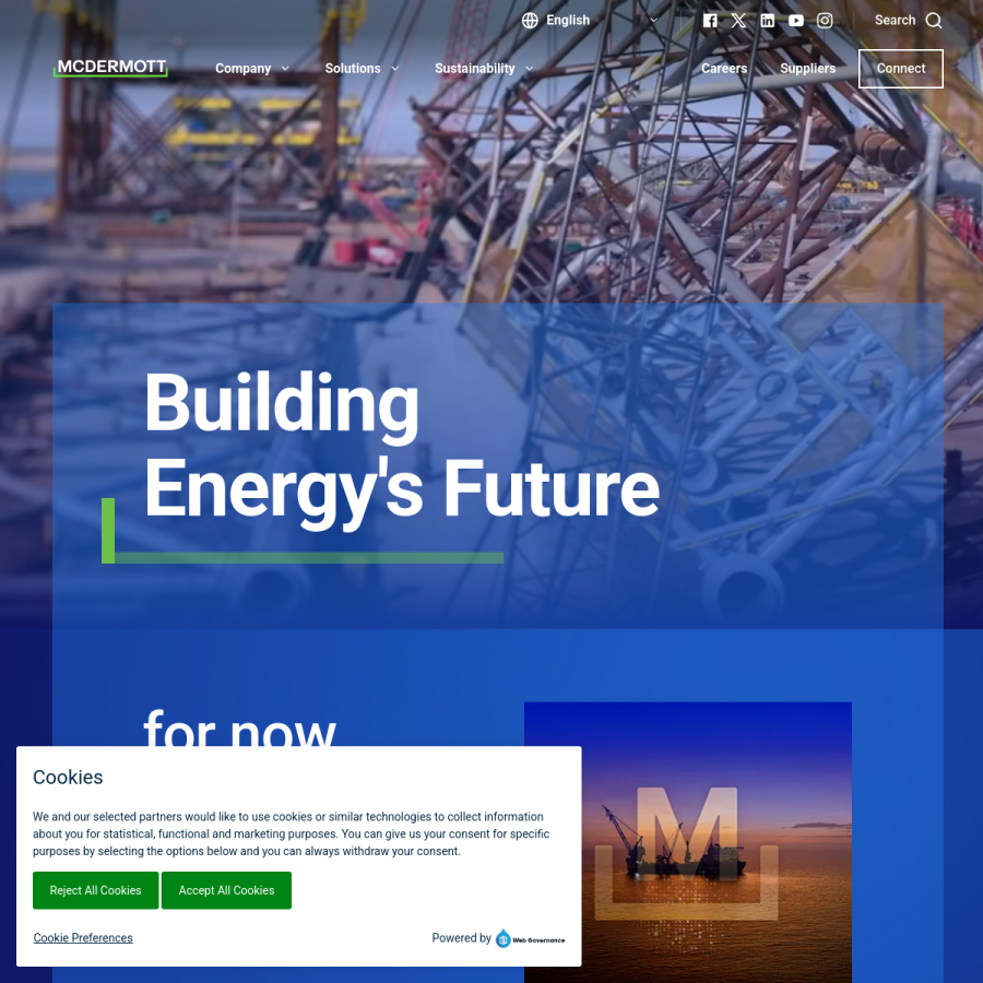 mcdermott.com homepage screenshot