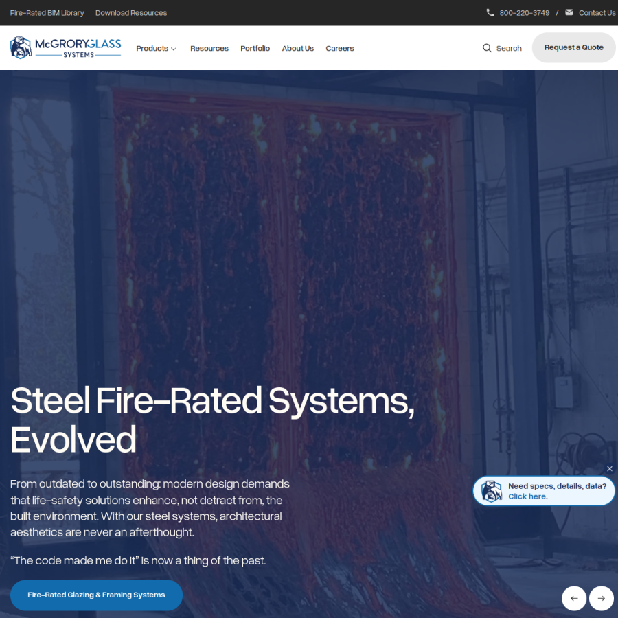mcgrory.com homepage screenshot
