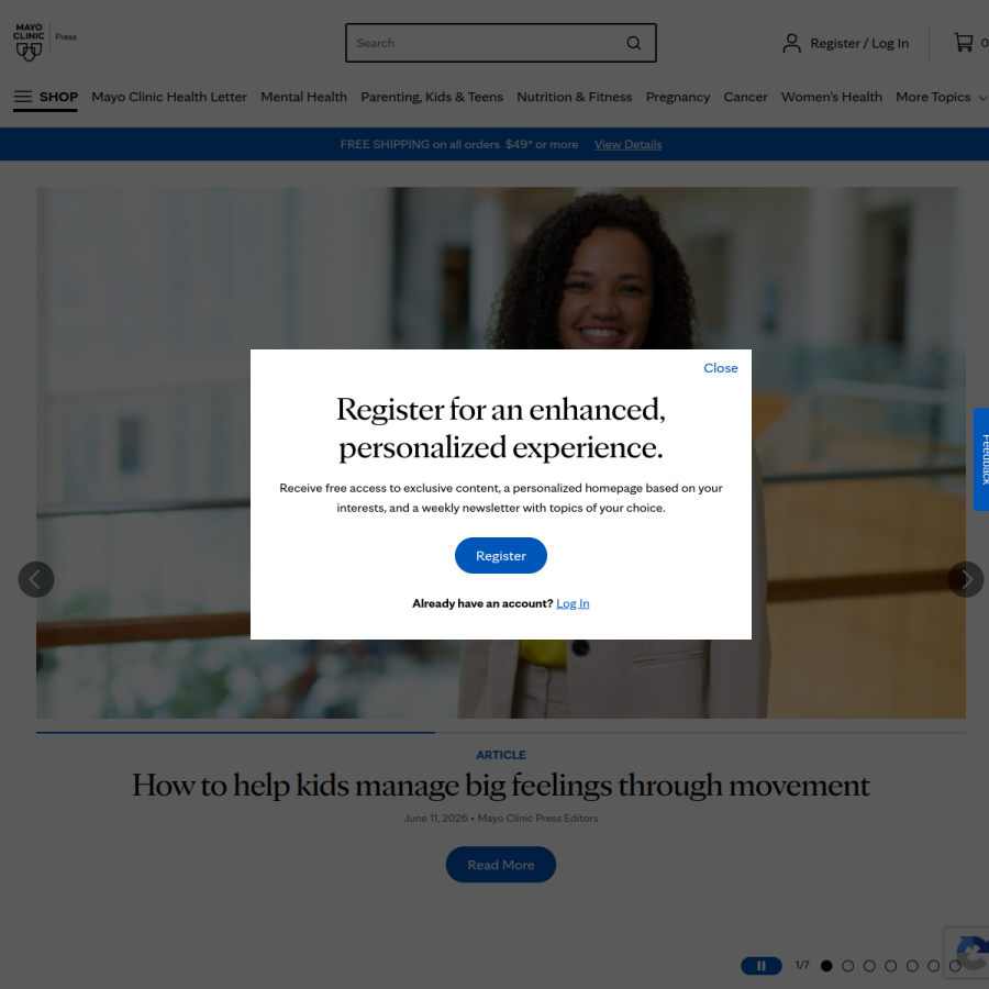 mcpress.mayoclinic.org homepage screenshot