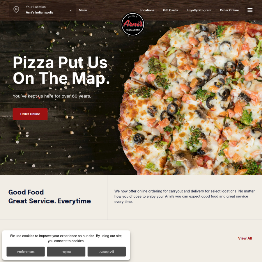 meetyouatarnis.com homepage screenshot