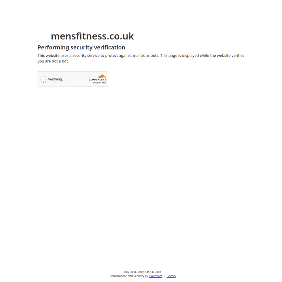 mensfitness.co.uk homepage screenshot