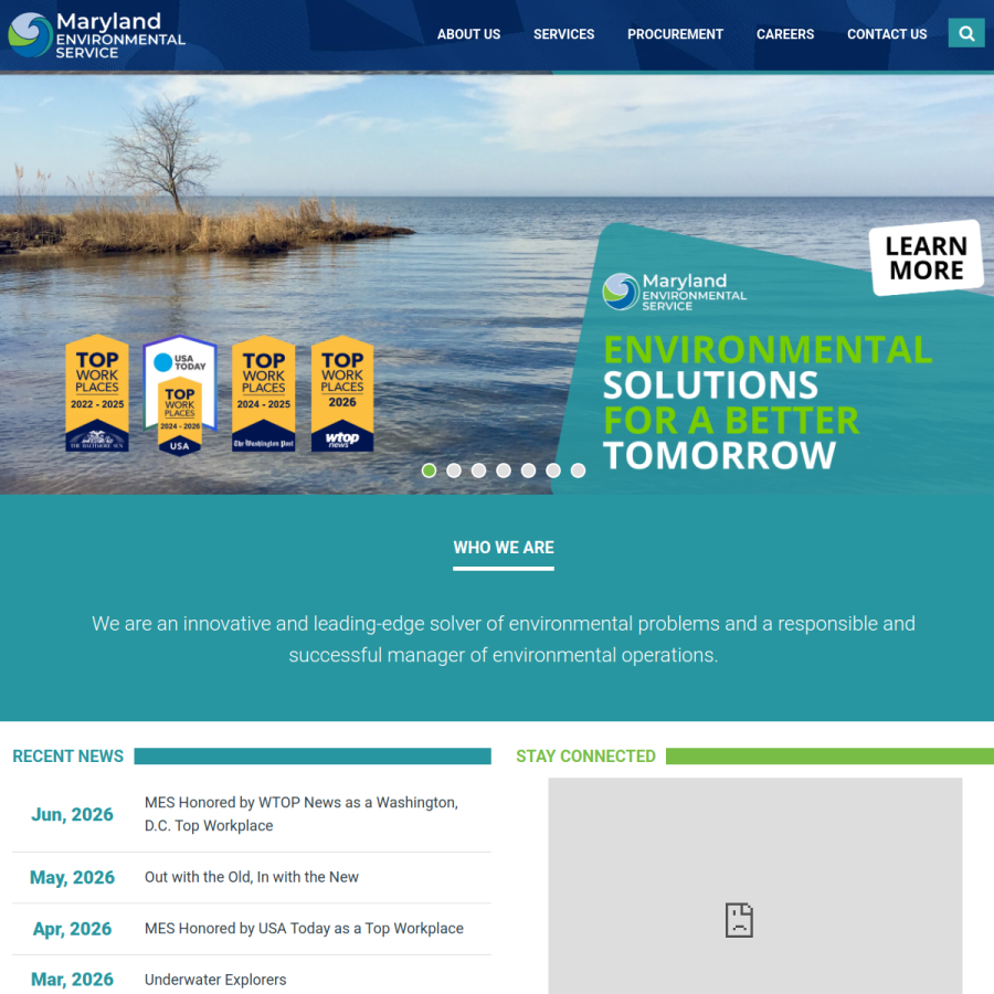 menv.com homepage screenshot