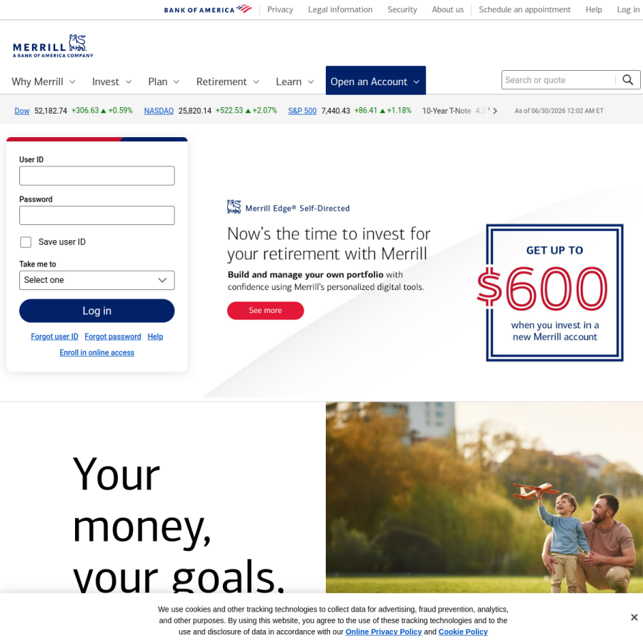 merrilledge.com homepage screenshot