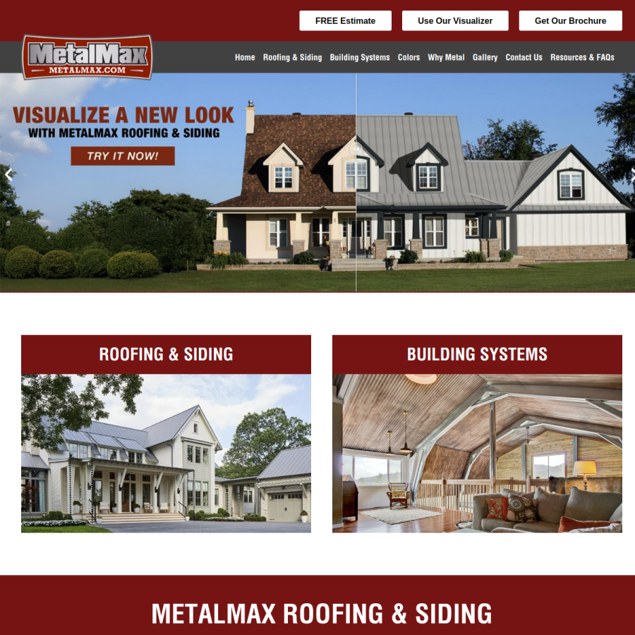metalmax.com homepage screenshot