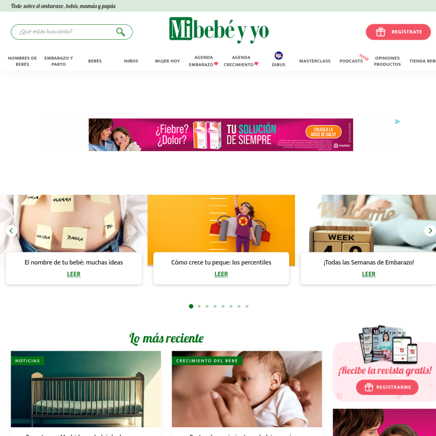 mibebeyyo.elmundo.es homepage screenshot