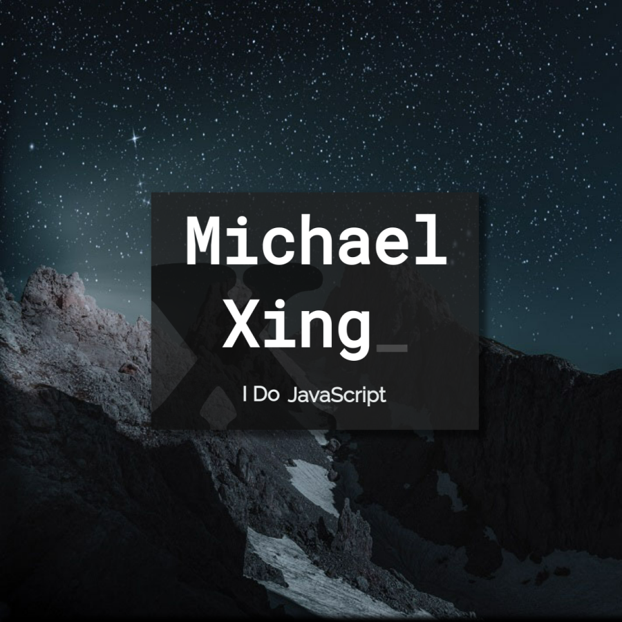 michaelxing.com homepage screenshot