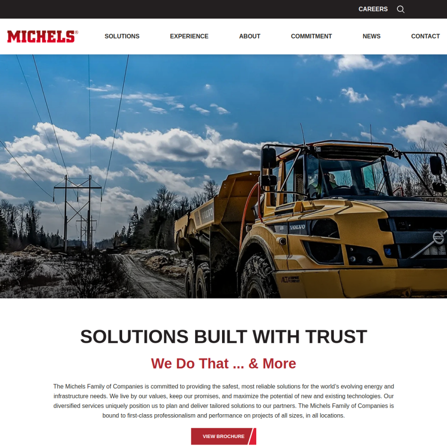 michels.us homepage screenshot