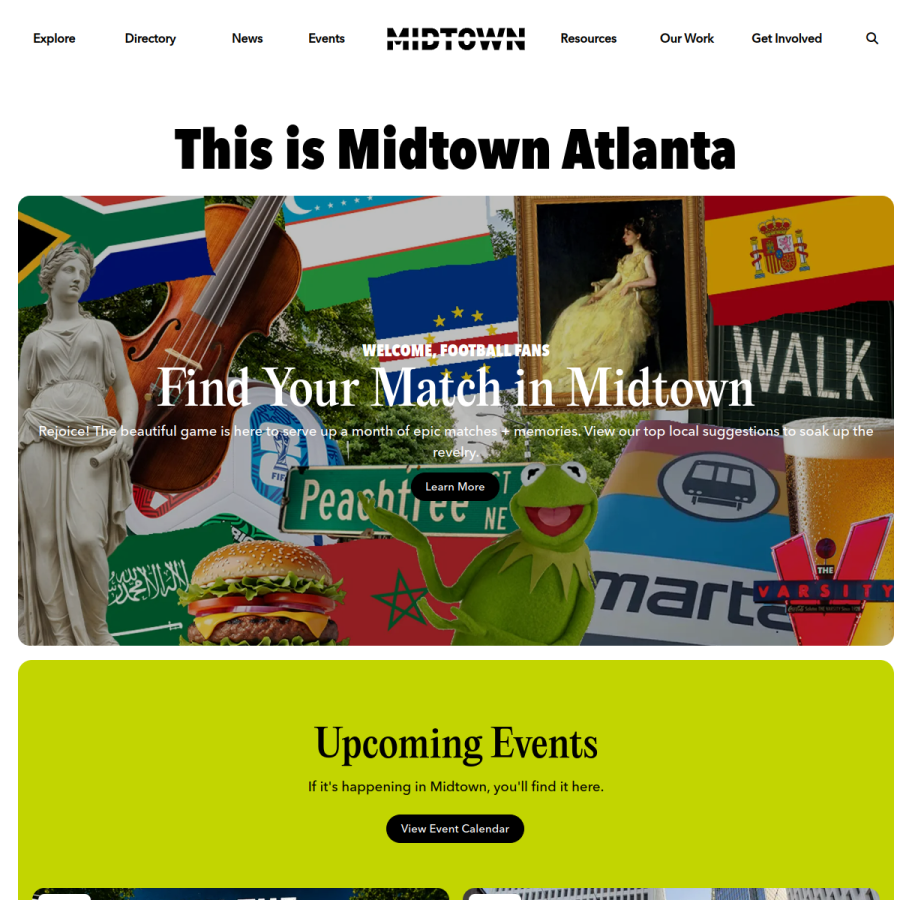 midtownatl.com homepage screenshot