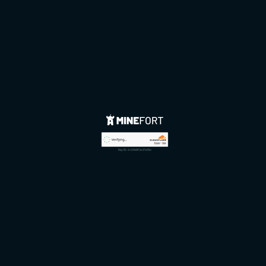 minefort.com homepage screenshot
