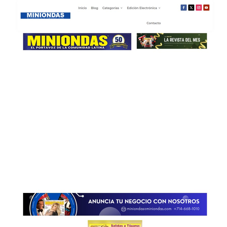 miniondas.com homepage screenshot