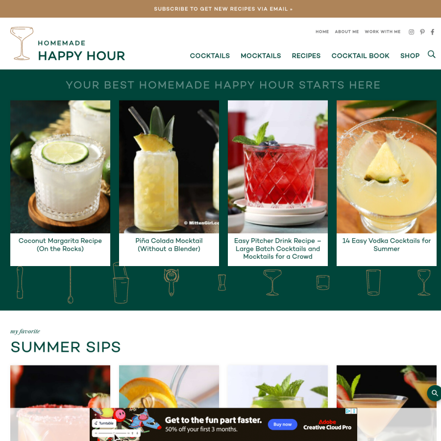 mittengirl.com homepage screenshot